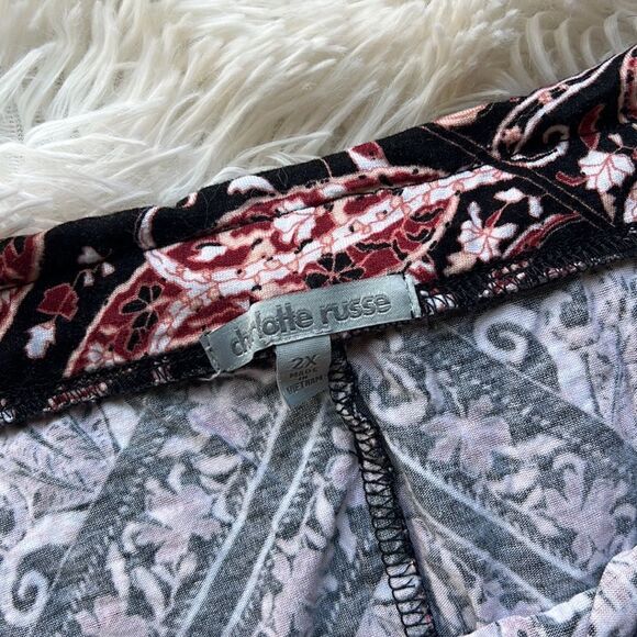 Charlotte Russe Boho Aztec Skirt With Side Slits Size 2X - Picture 5 of 5